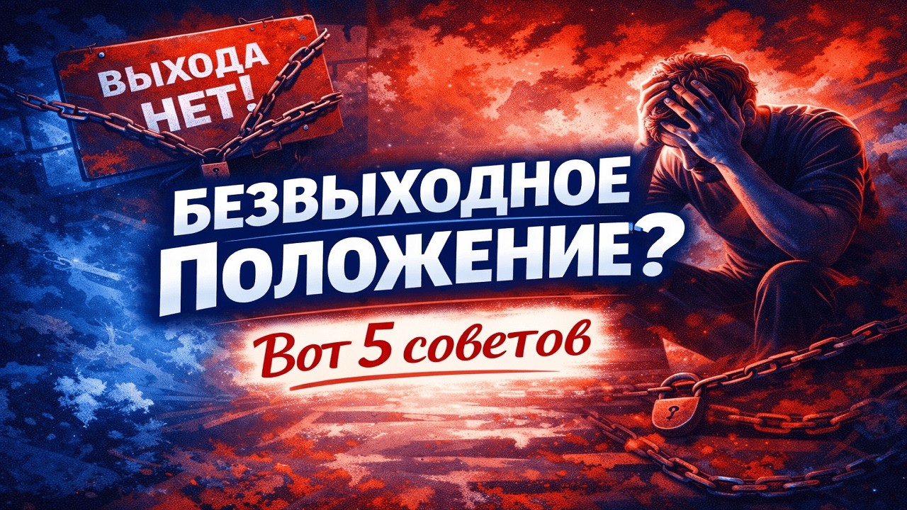 Что делать когда ты оказался в безвыходном положении?