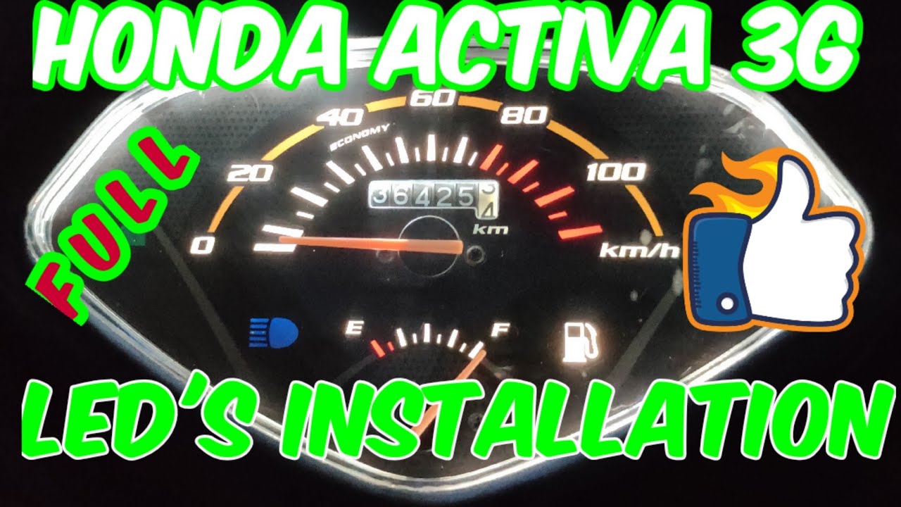 HONDA ACTIVA 3G LED HEADLIGHT WITH LED SPEEDOMETER