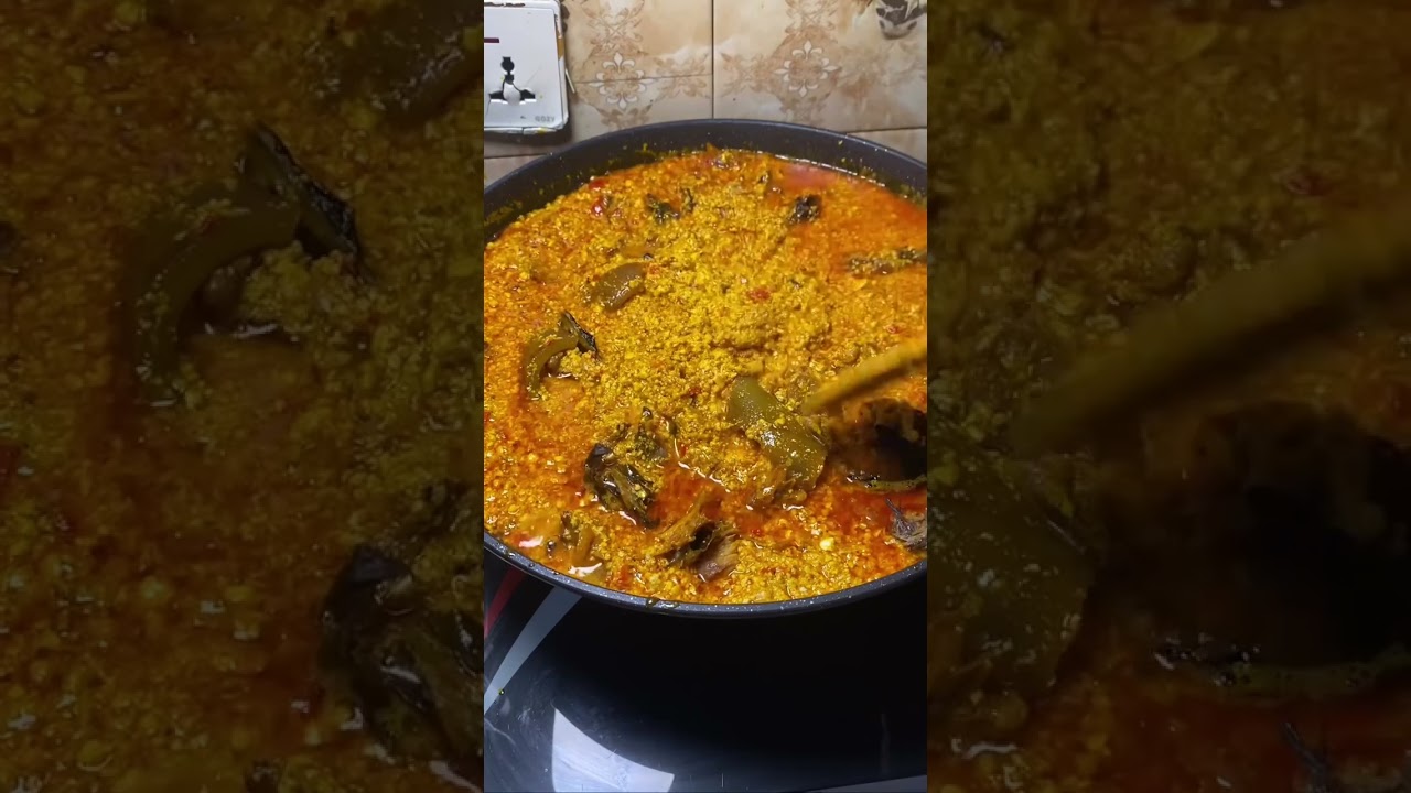 Cooking egusi soup for the weekend,#yummyfood #cooking thanks for watching @hopetv1060