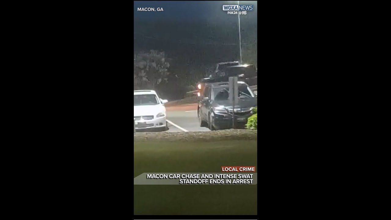SWAT STANDOFF: Shooting Suspect Arrested After Pit Maneuver and Standoff in Macon