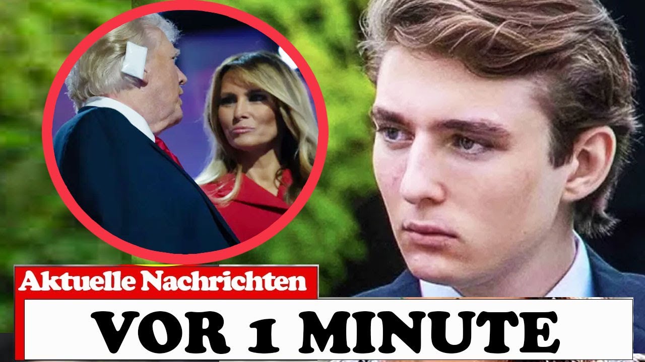 VOR 1 MINUTE: Barron Trump gibt endlich schockierende Informationen preis