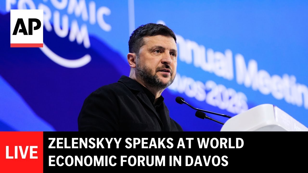 LIVE: Zelenskyy speaks at World Economic Forum in Davos