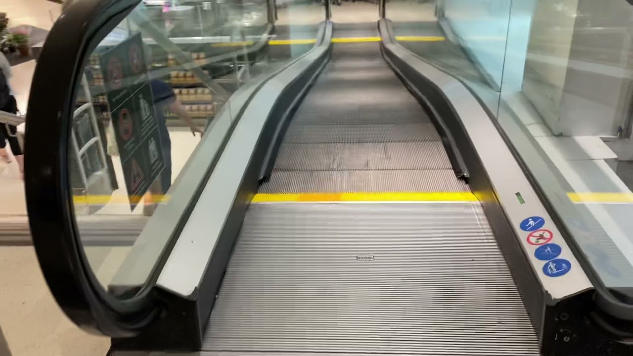 Short KONE Travelators at Waitrose in Westfield White City in London