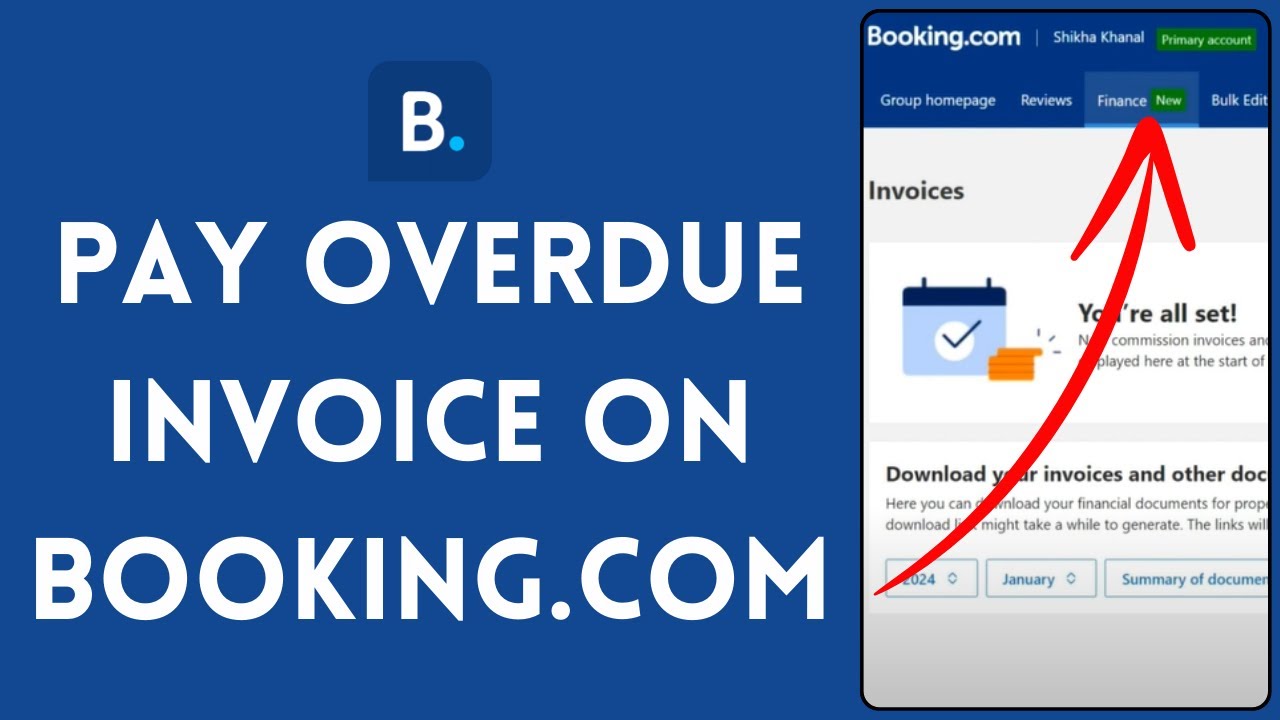 How to Pay Overdue Invoice on Booking.com 2024