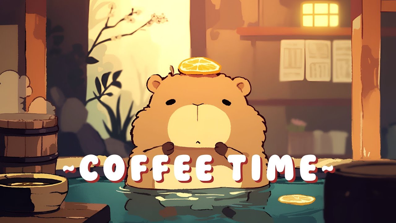 Capybara Study Beats | Cozy Beats for Relaxation 🦫 🍵 ✨