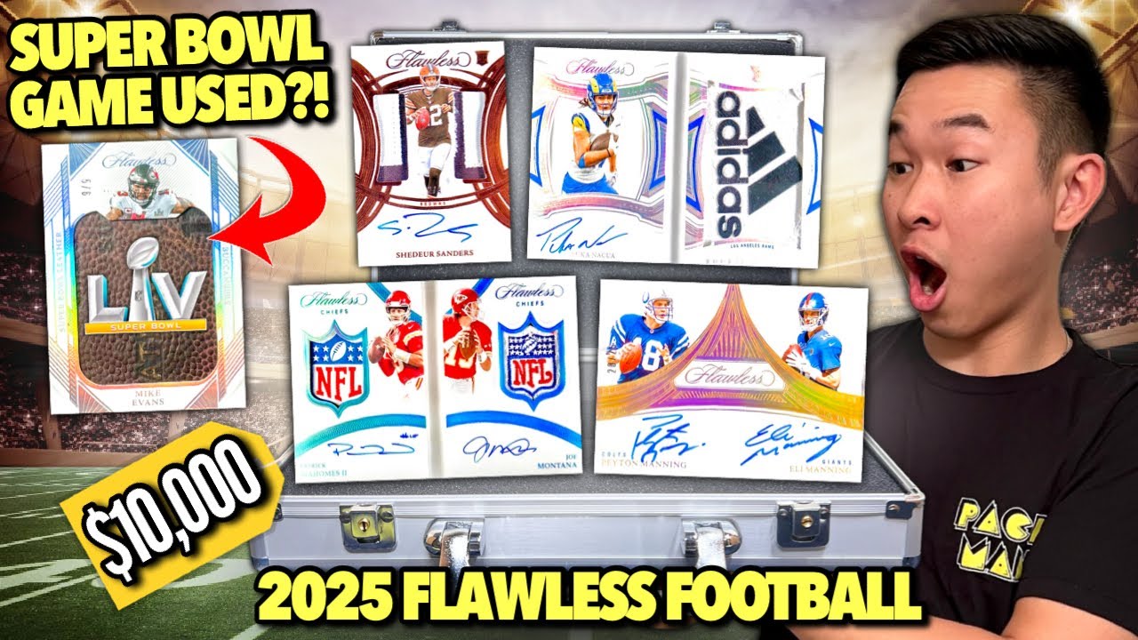 THE LAST EVER FLAWLESS FOOTBALL IS INSANE (KABOOM)! 😱🔥 2025 Panini Flawless 🏈 FOTL Hobby Box Review