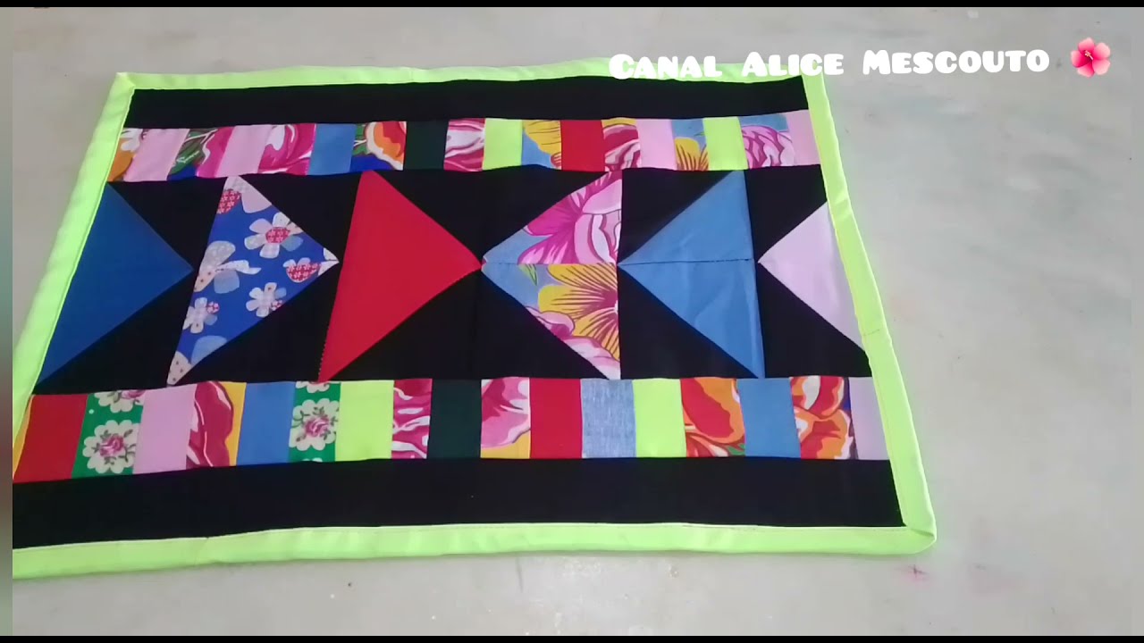 É por isso que não jogo fora retalhos pequenos 🔥veja que tapete lindo #retalhos #diy