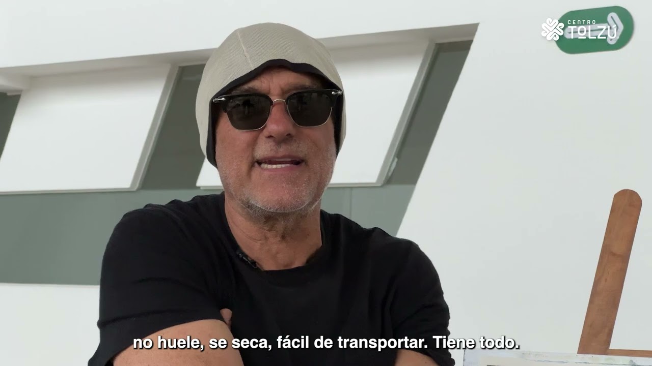 Alvaro Castagnet nos platica sobre el arte en Centro Tolzú