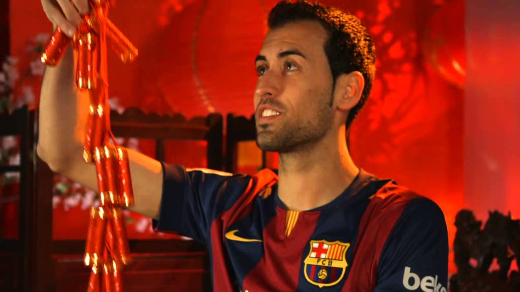 FC Barcelona commemorate Chinese New Year