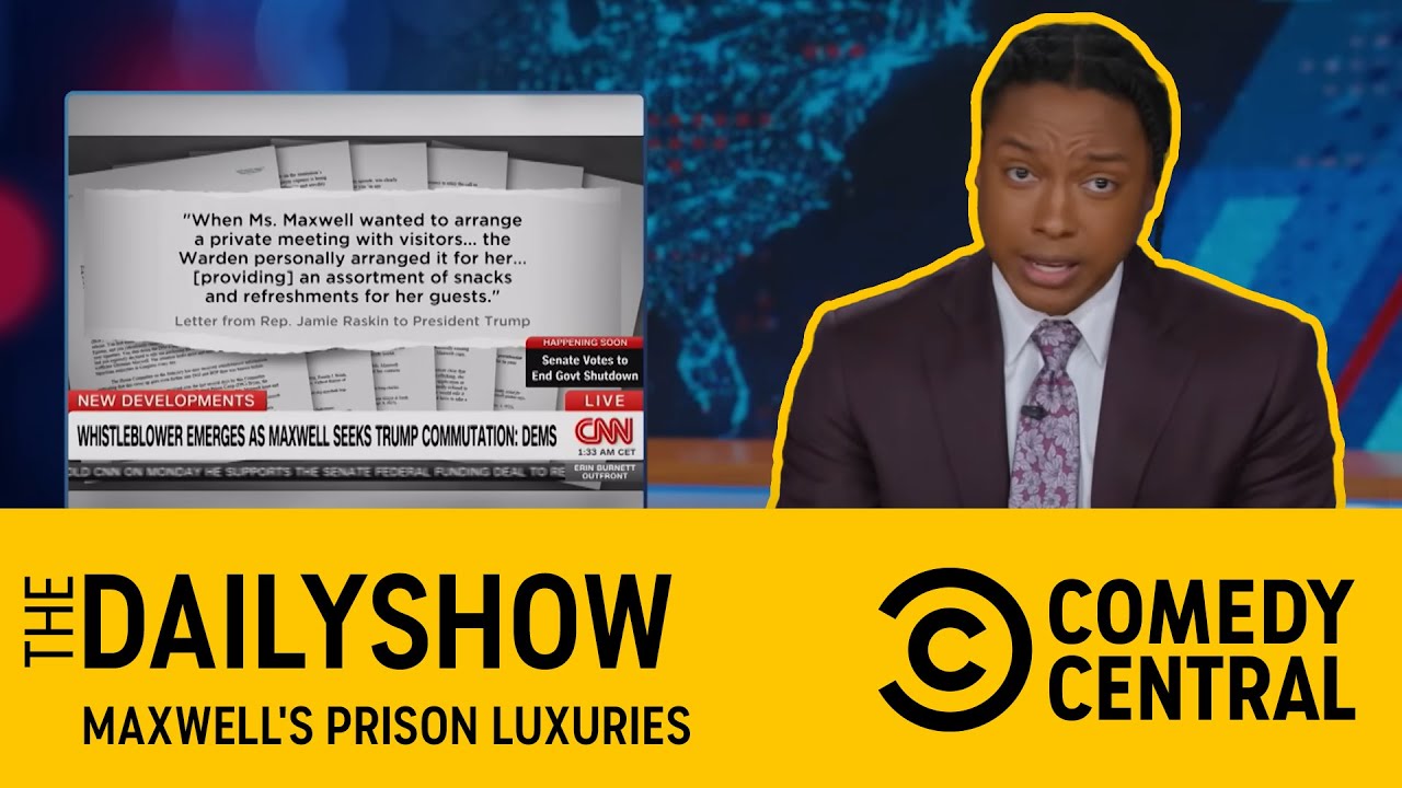 Maxwell's Prison Luxuries | The Daily Show | Comedy Central Africa