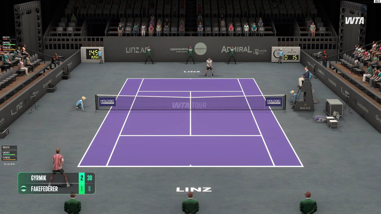 Tennis Elbow 4 Linz Final FakeFederer vs Gyrmik (Online Tour)