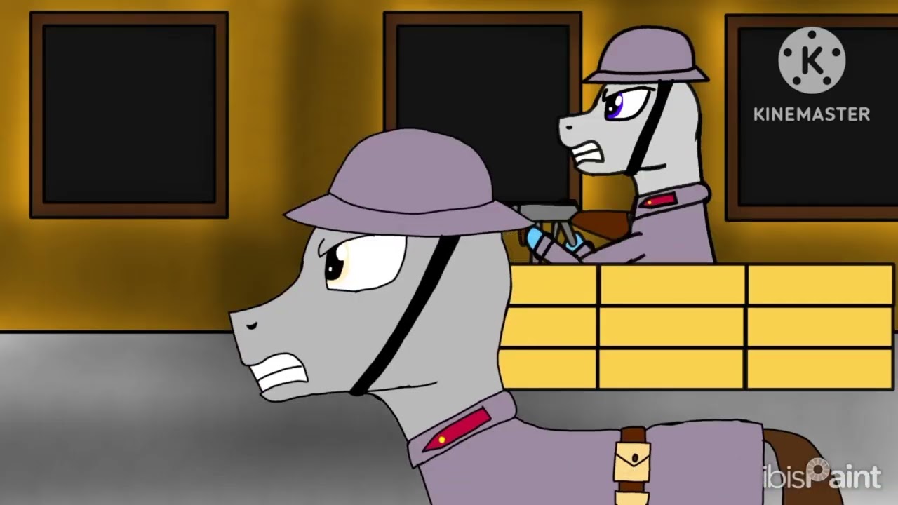 Battle on the street - (Hearts of Iron 4 Equestria At War Animation)