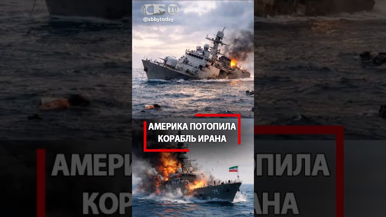 Подводная лодка США атакует корабль Ирана! Судно потоплено! Есть жертвы