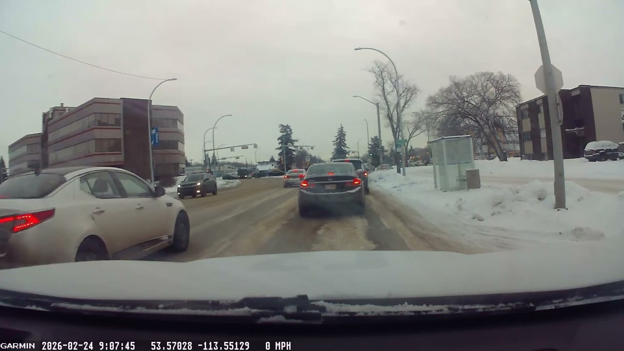 Entering exiting roundabout