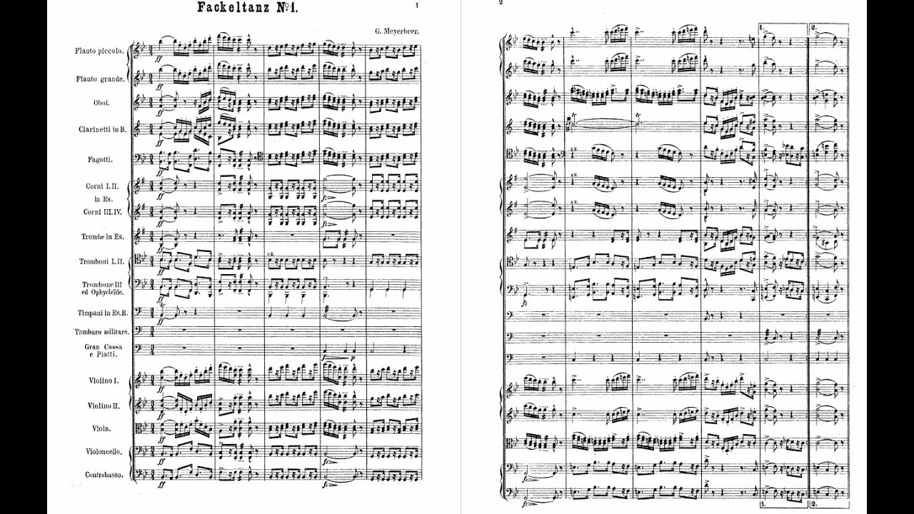 Giacomo Meyerbeer - Fackeltanz No.1 in B-Flat Major
