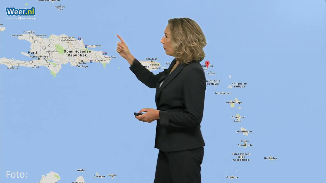 Hurricane Irma op weg naar St Maarten