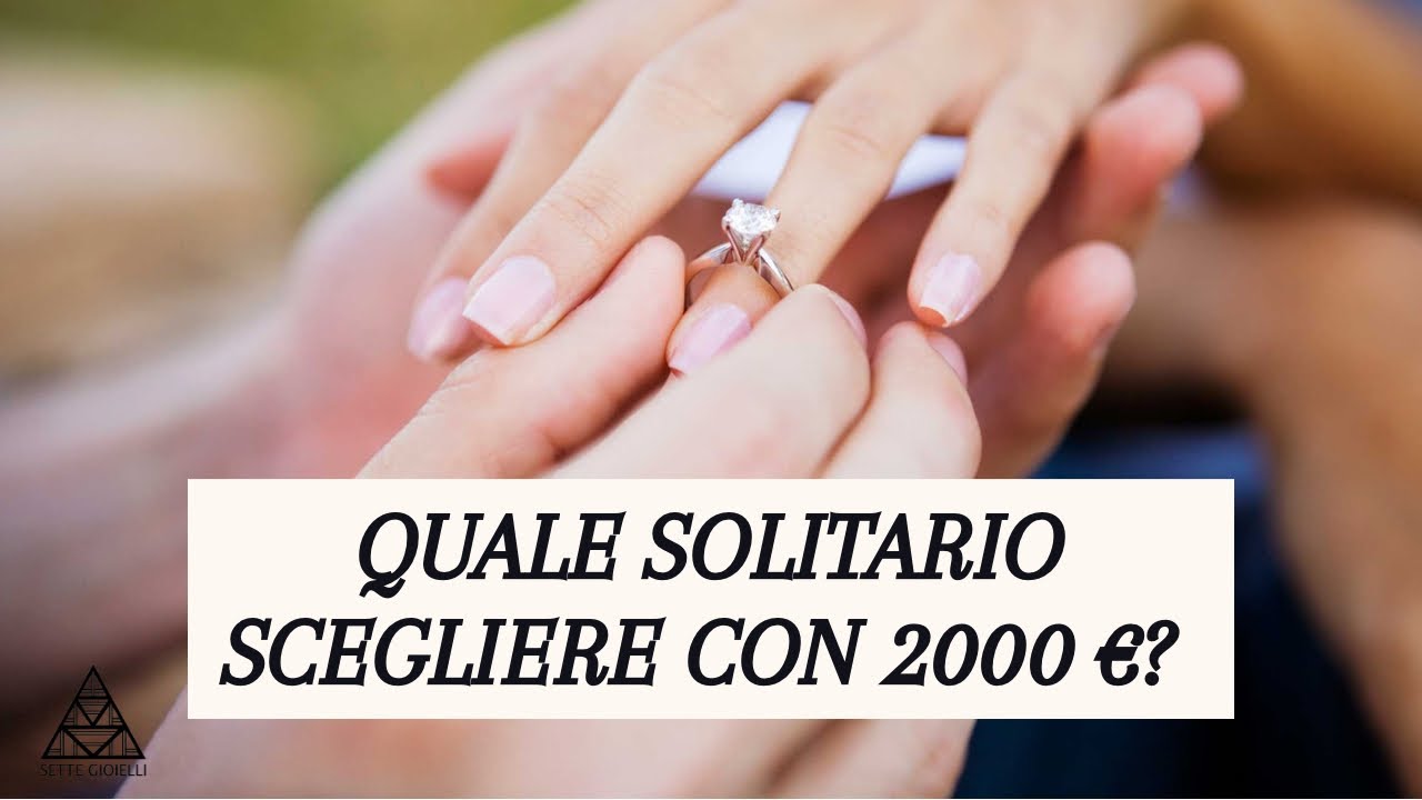Anelli di fidanzamento da 2000 euro | Sette Gioielli