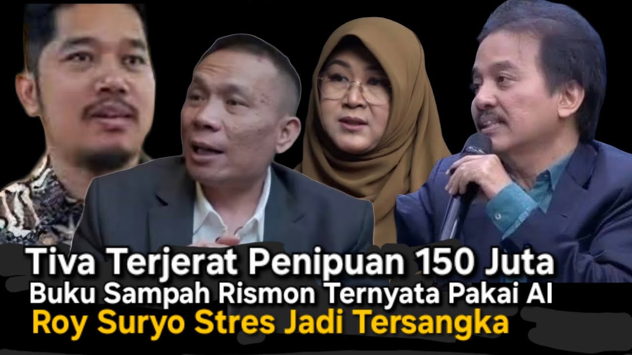 RISMON MELEPAS SEMUA GELAR DALAM NAMANYA, TIFA DIDUGA MENGGELAPKAN UANG JUALAN BUKU, ROY KEBINGUNGAN