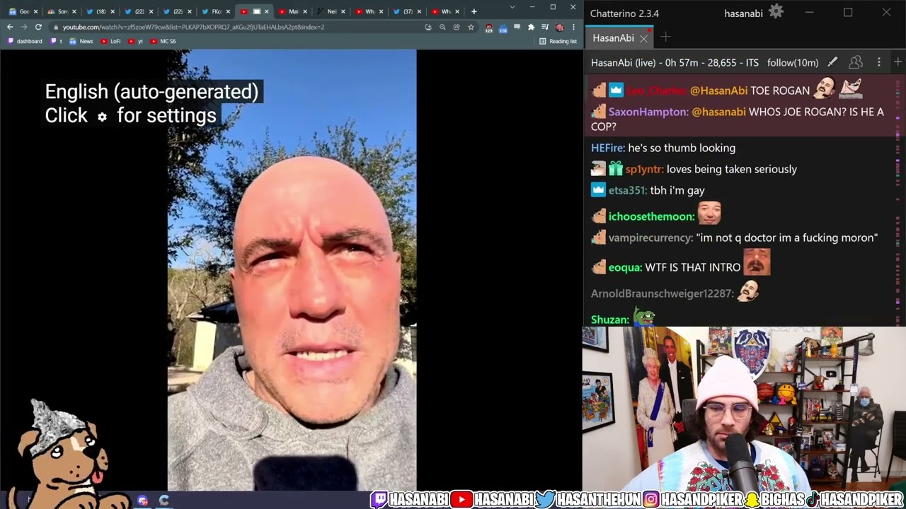 Joe Rogan Response to Spotify Censorship (Full Hasanabi Segment) (Reacts)