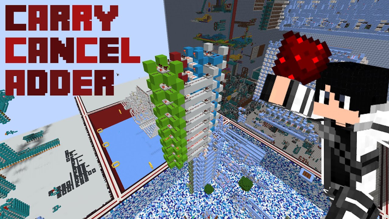 Computational Redstone Build tutorial: Carry Cancel Adders