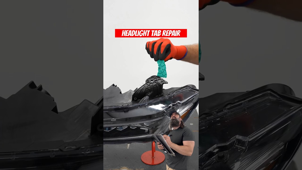 Reparaciones de patillas de faros -Headlight tab repair , reparar &oacute;pticas de coches , faros rotos