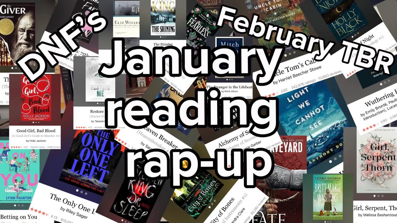 January reading rap-up + ￼ February TBR!￼