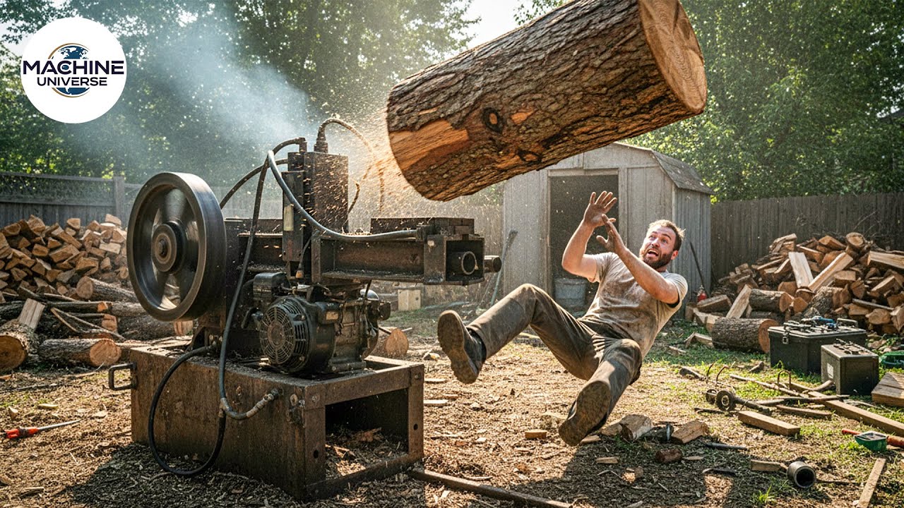 25 Jaw-Dropping Firewood Processors in Action | Dangerous Homemade Wood Cutting Machines #30