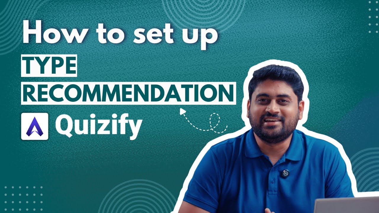 How to Set Up Personality Type Recommendations in Quizify (Easy Setup)