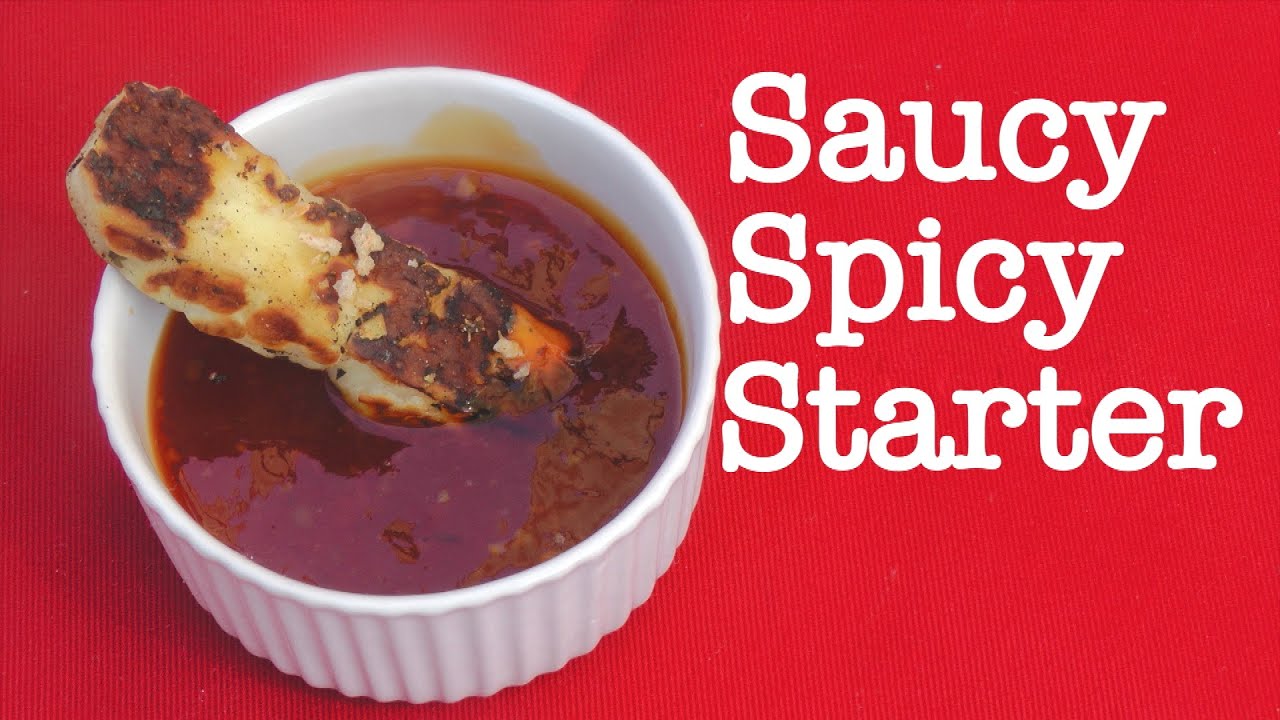 Saucy Spicy Starter #weberq #halloumi #mediterranean #oldgeezer