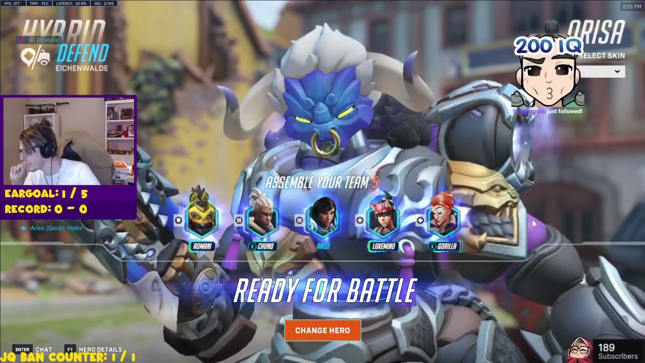 ROMANI ORISA GAMEPLAY OVERWATCH 2 SEASON 15 TOP 500