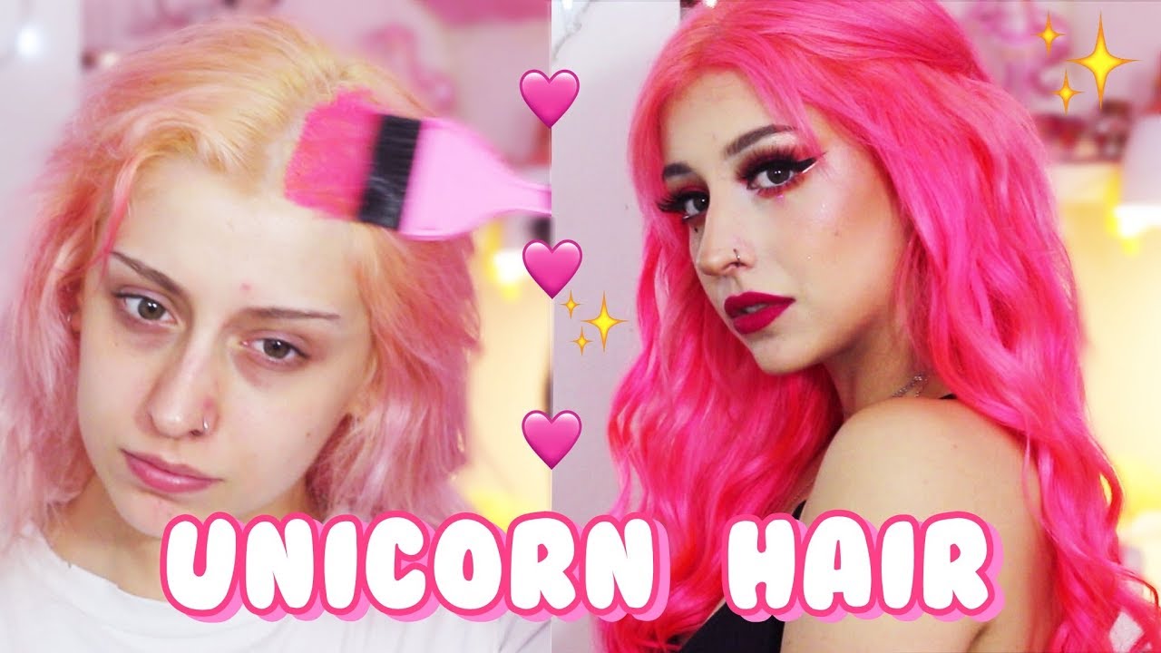 JE ME TEINT LES CHEVEUX EN ROSE NÉON (colo LimeCrime) + POSE D'EXTENSIONS A CLIPS