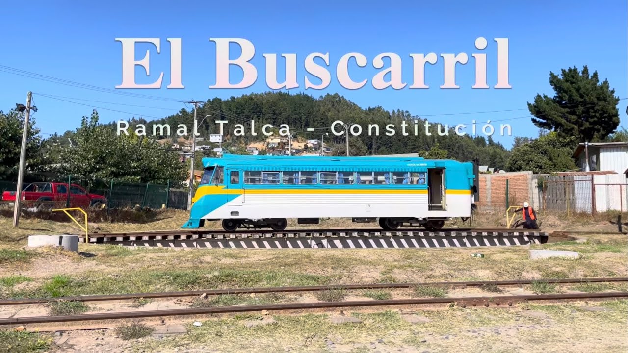 Previo al cambio a los nuevos buscarriles, Ramal Talca - Constitución