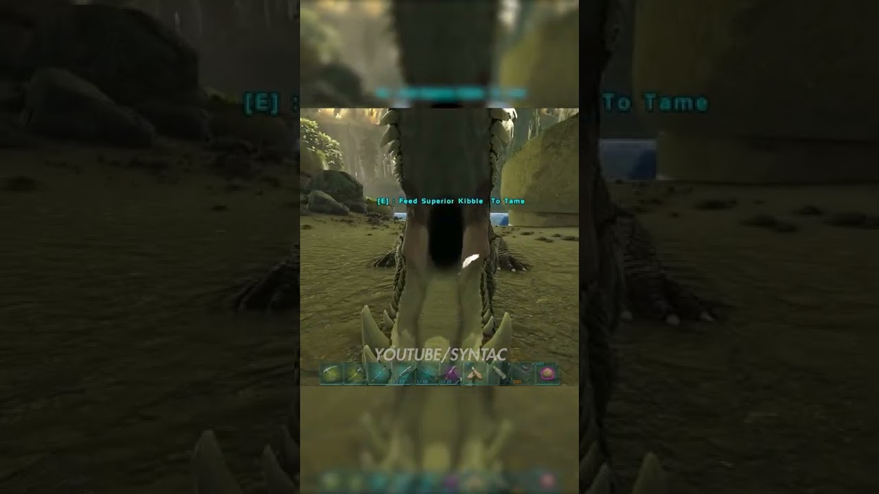 My First Time Feeding a Deinosuchus in #Ark #ArkSurvival #Syntac
