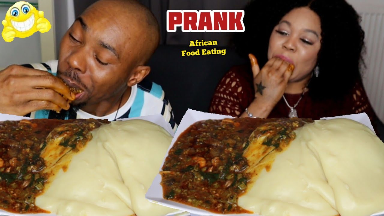 SERVING MY HUSBAND BONE WITHOUT MEAT *GONE WRONG* 😂 | Fufu and Okro Soup MUKPRANK | Prank Video