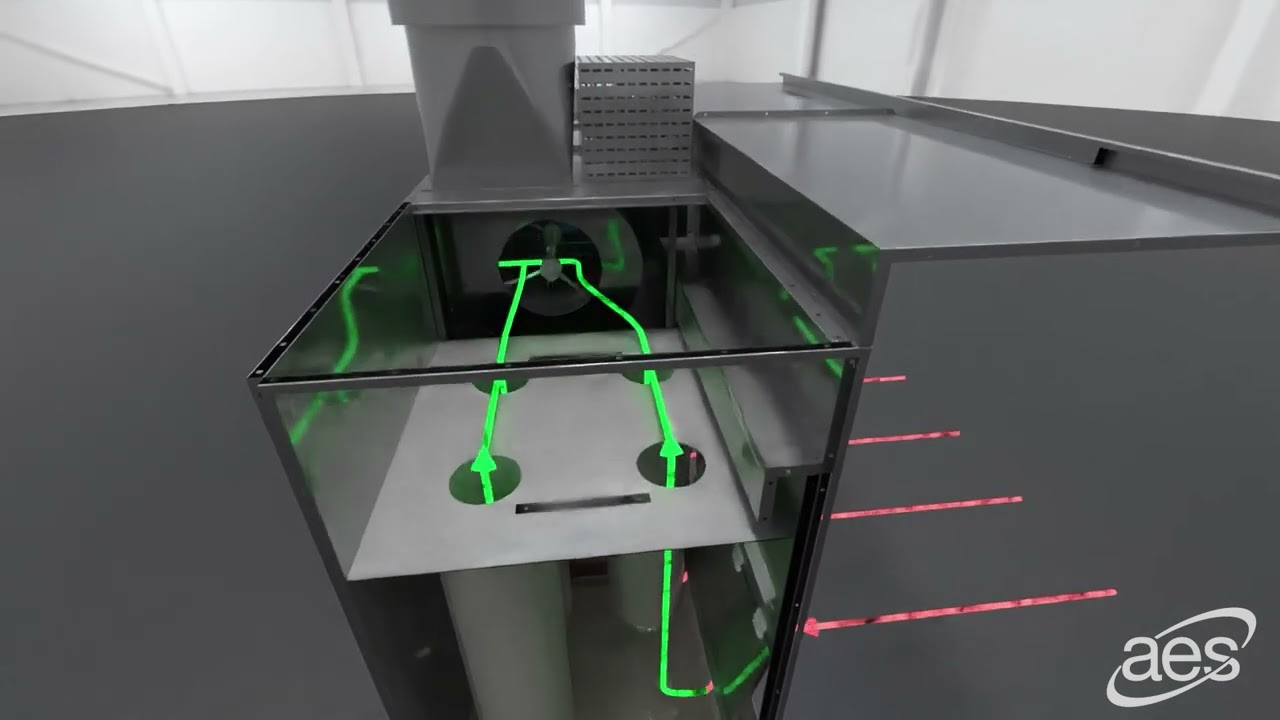 CC Stone Dust Extraction Booth Animation | AES Ltd.