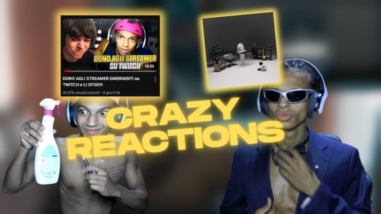 CRAZY REACTION a MANU XO (SONO IN COPERTINA)