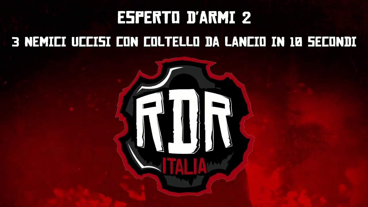 RDR2 ITA | SFIDA ESPERTO D'ARMI 2 | 3 Nemici uccisi con coltello da lancio in 10 secondi