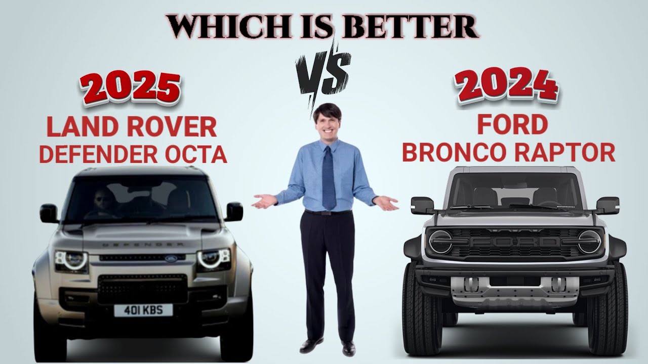 2025 Land Rover Defender 110 Octa vs 2024 Ford Bronco Raptor |Which is better