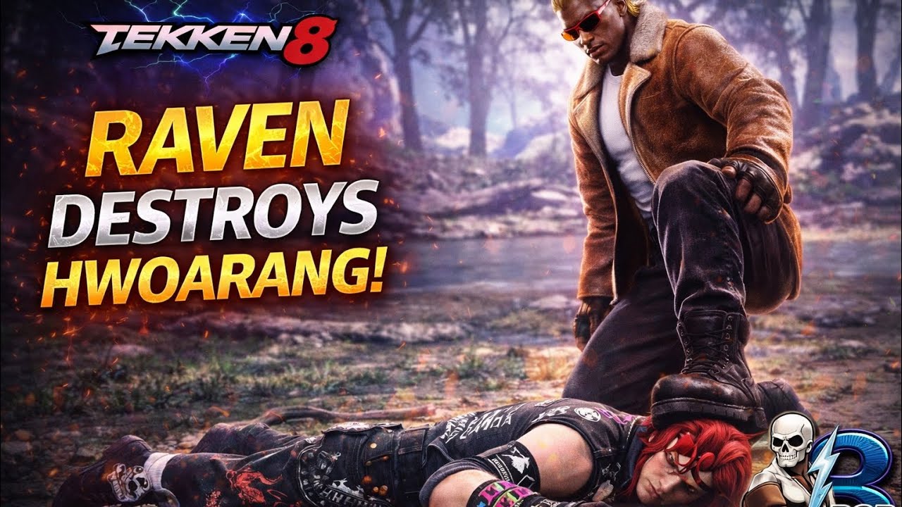 Angry Hwoarang Got Destroyed by Raven 🔥 Tekken 8 Ranked