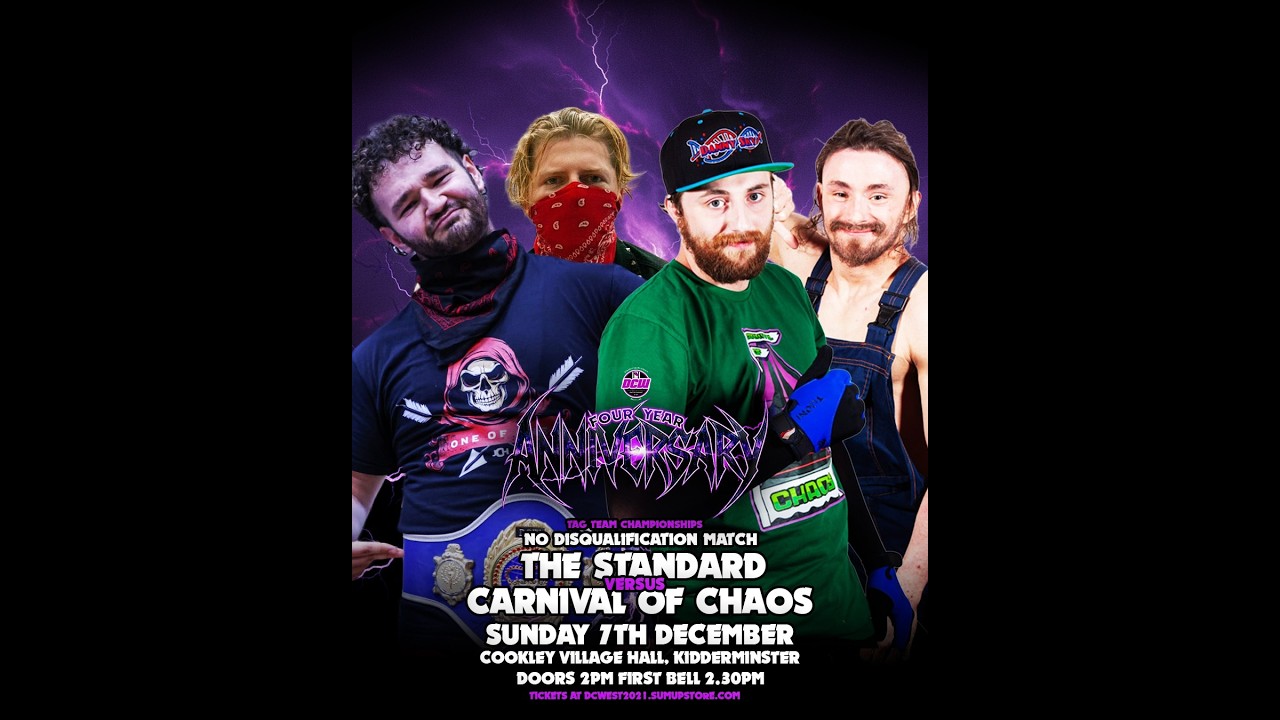 DCW Tag Team Title NO DQ Match - The Standard vs Carnival of Chaos