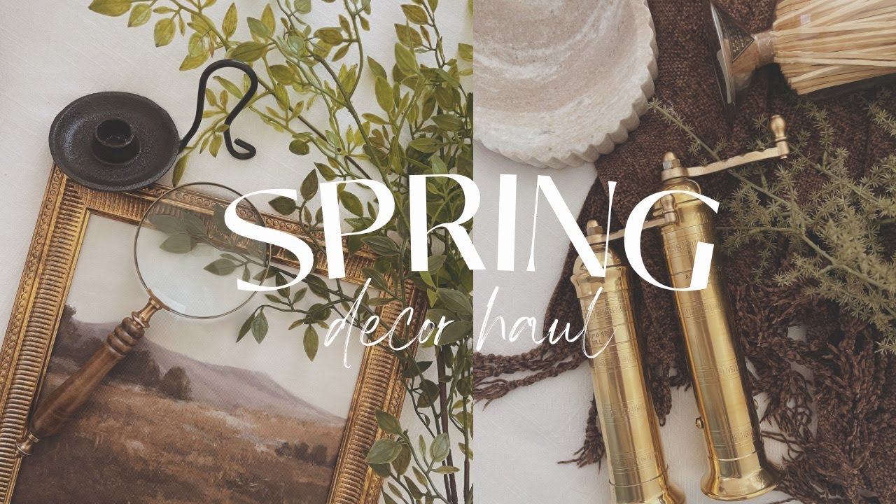 Spring Home Decor Haul 2023 || Target, Amazon, Hobby Lobby, Michaels, Meridian & Walmart
