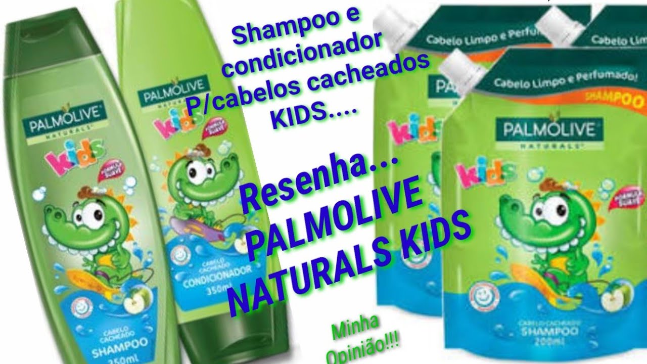 RESENHA | LINHA PALMOLIVE KIDS CABELOS CACHEADOS (Shampoo e condicionadoR)