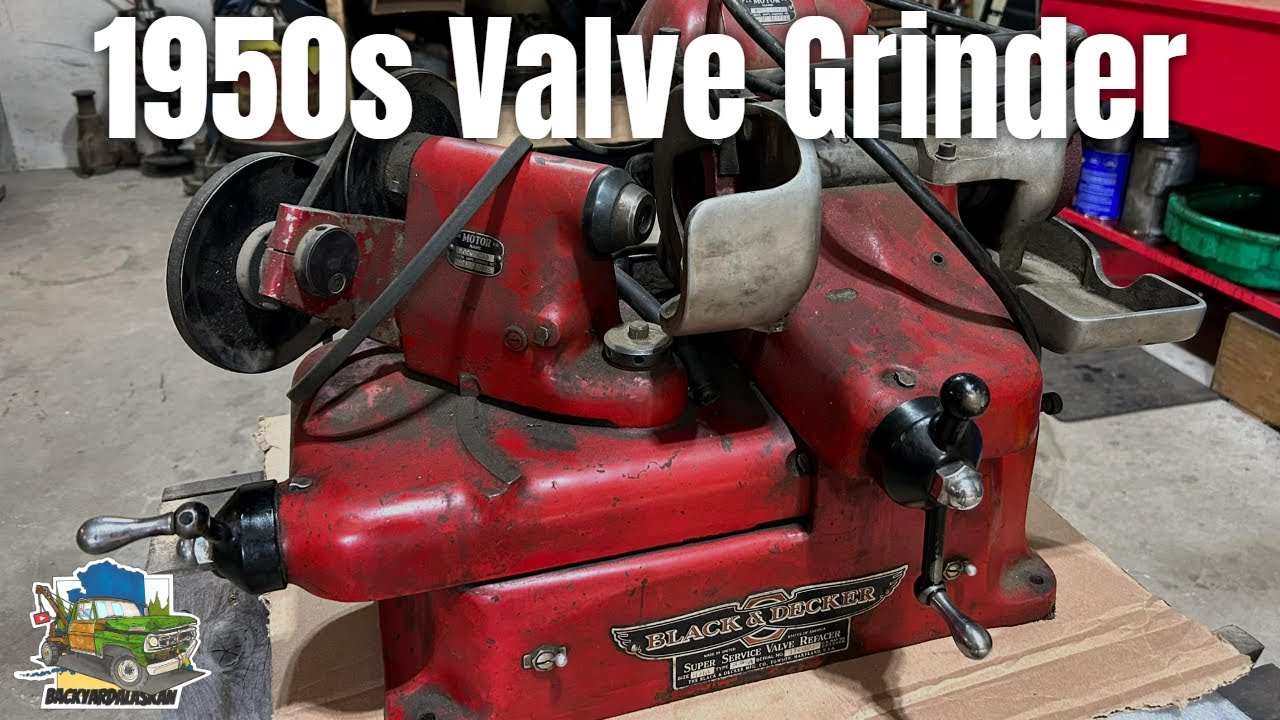 1950s Black & Decker Valve Grinder Resurrection!