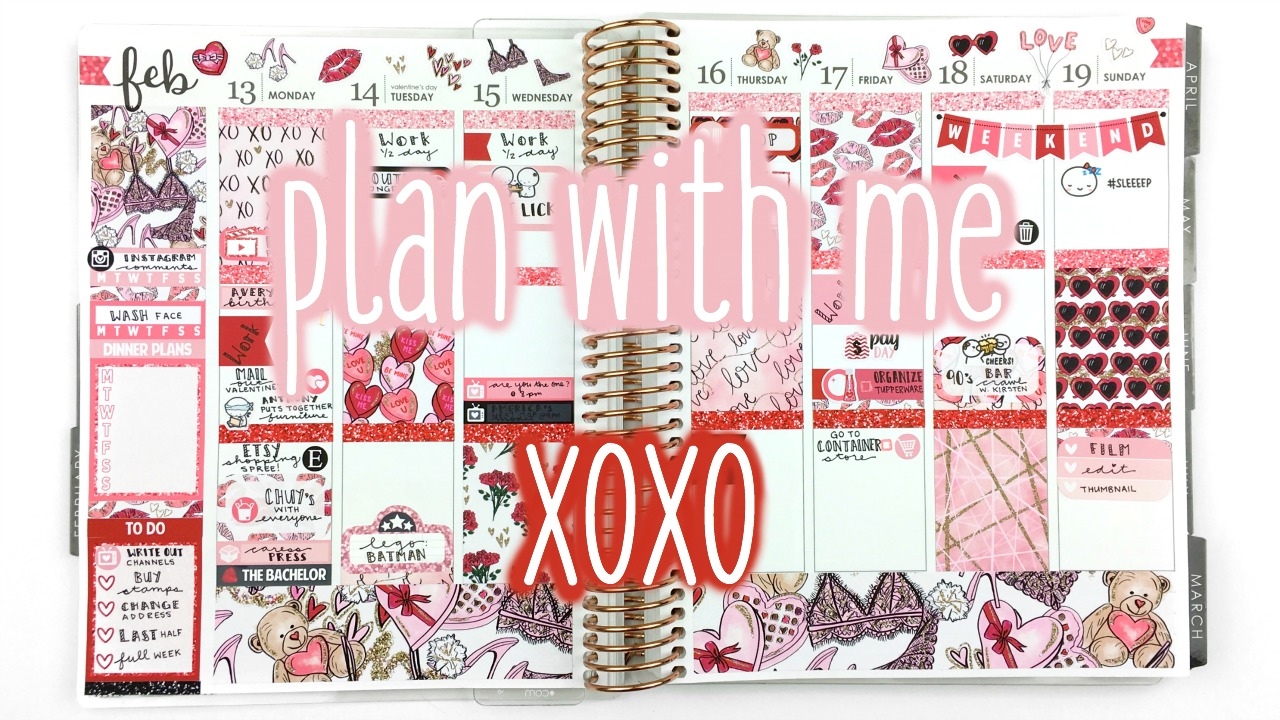 Plan With Me ♡ XOXO (CaressPress)