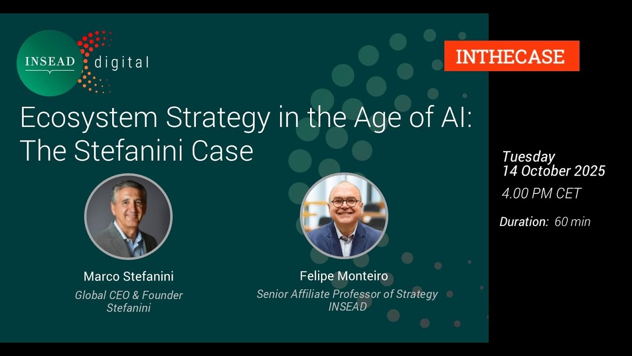 Ecosystem Strategy in the Age of AI: The Stefanini Case | Marco Stefanini & Felipe Monteiro