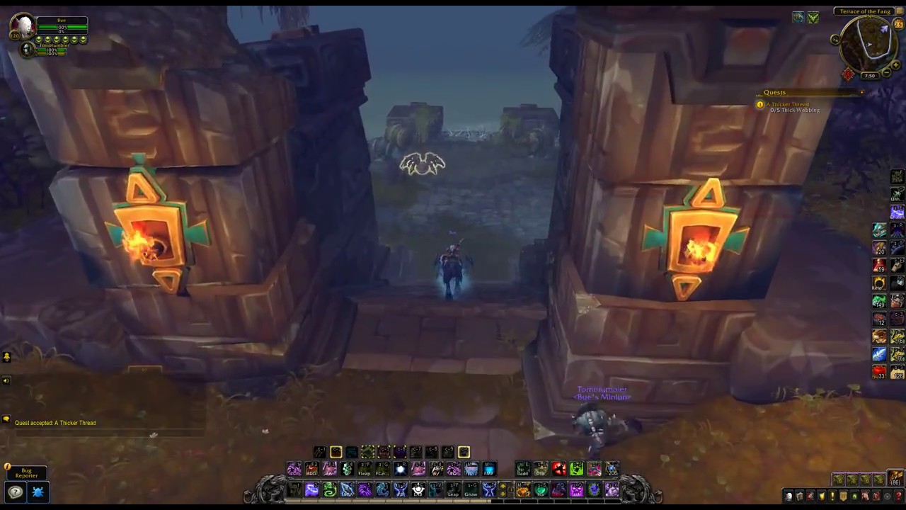 WoW BFA Skinning quest - A Thicker Thread (Horde)