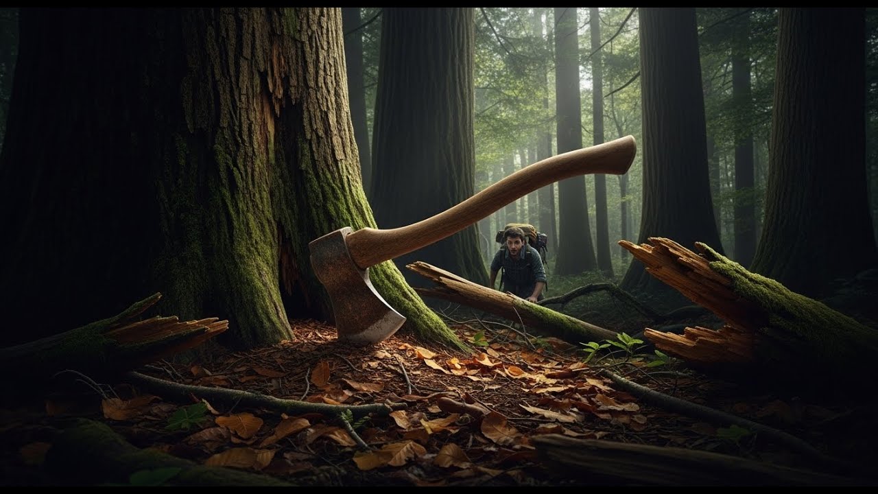 Bûcherons disparus en 2001 — Huit ans plus tard, un campeur trouve une hache dans l’arbre...