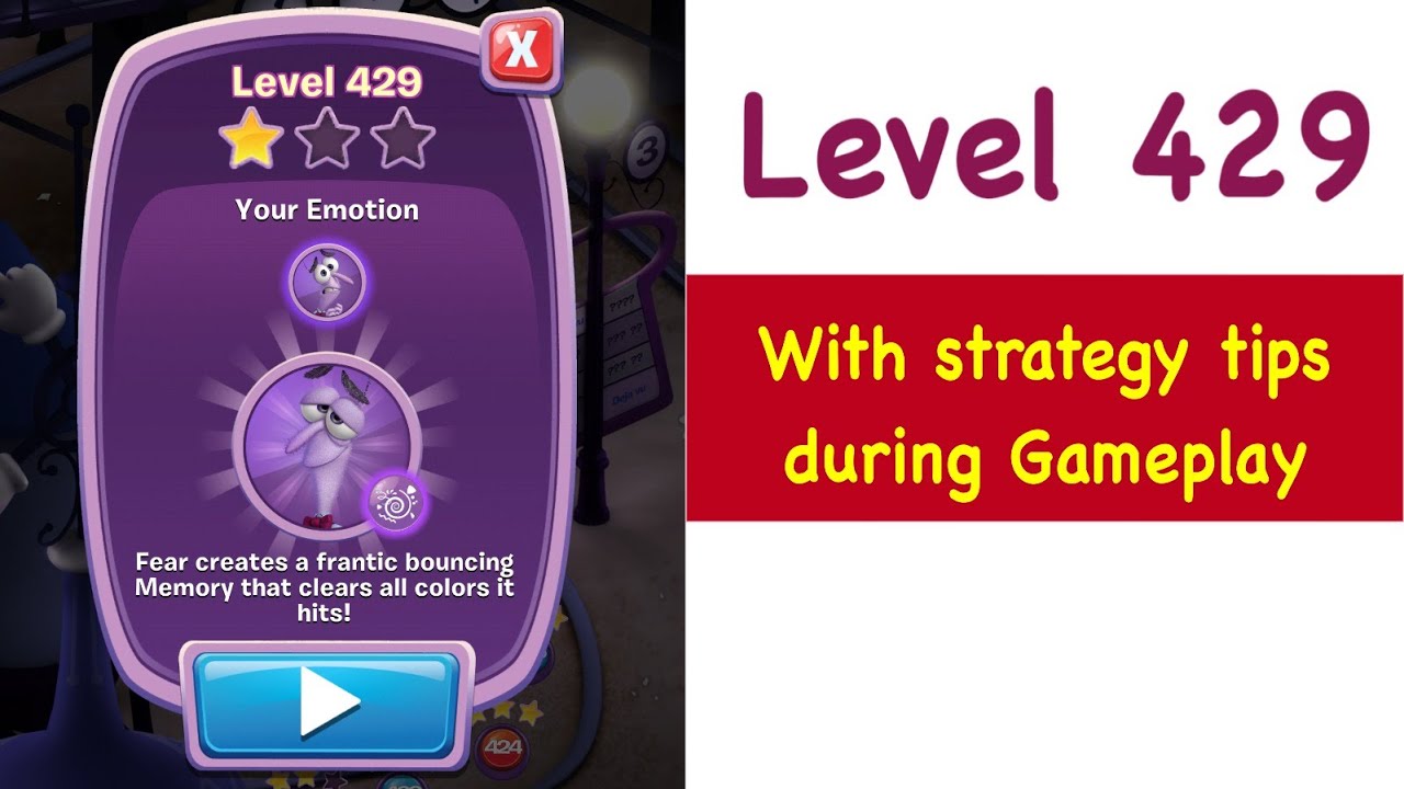 Inside Out Thought Bubbles Level 429 Tips and Strategy Gameplay Walkthrough NO BOOSTERS