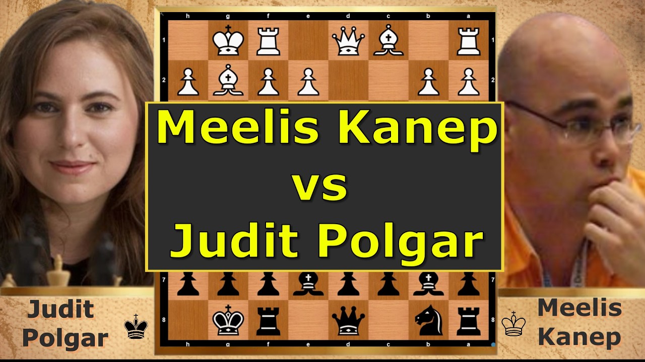 MEELIS KANEP vs JUDIT POLGAR – Queen’s Indian Control! ♟🔥 #Kanep #Polgar #Chess