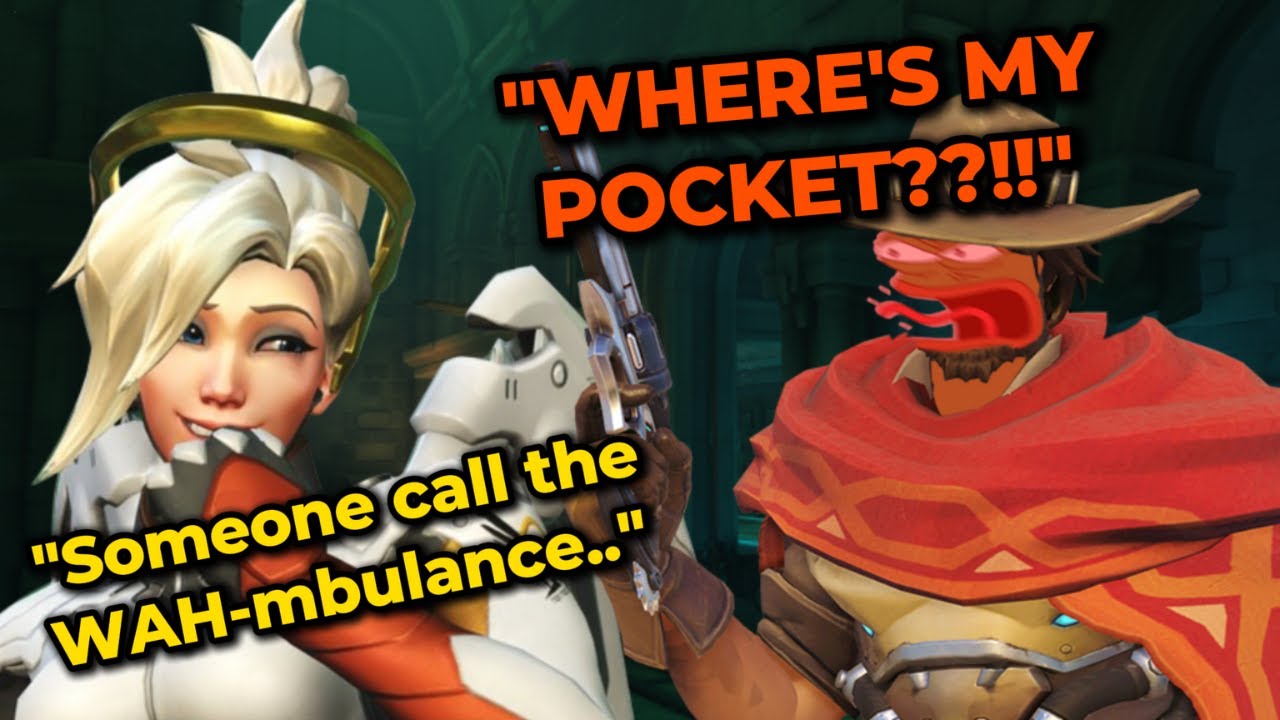 Typical TOXIC Plat DPS FLAMES His MERCY in Overwatch 2 #overwatch2
